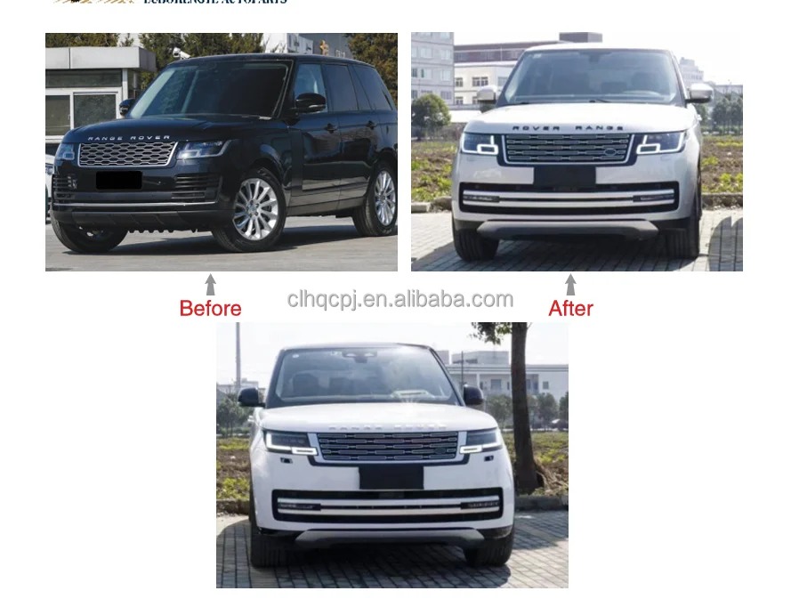 For RR vogue 2018-2022 Upgrade to 2023 OE Style Version Old Upgrade to New Front Bumper Completely Body Kit